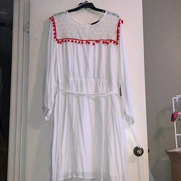 Eloquii Dresses & Skirts - NWT Fit and Flare Dress with Pom Poms Moving Sale